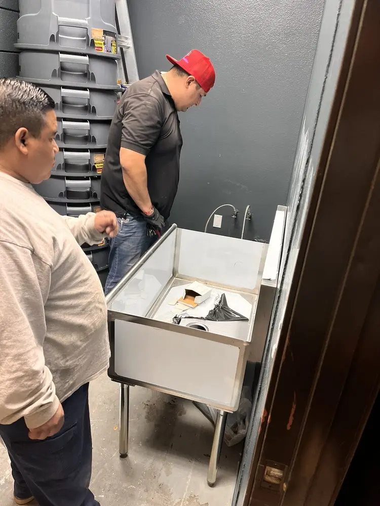 Commercial plumbing and sink installation in Normandy Estates